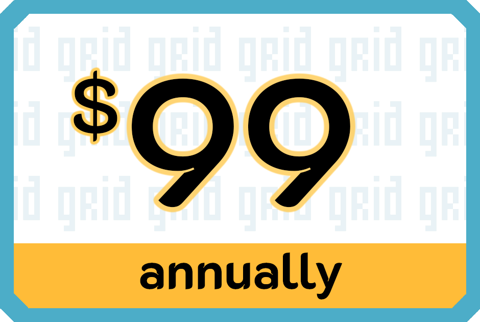 Support Grid at $99/year