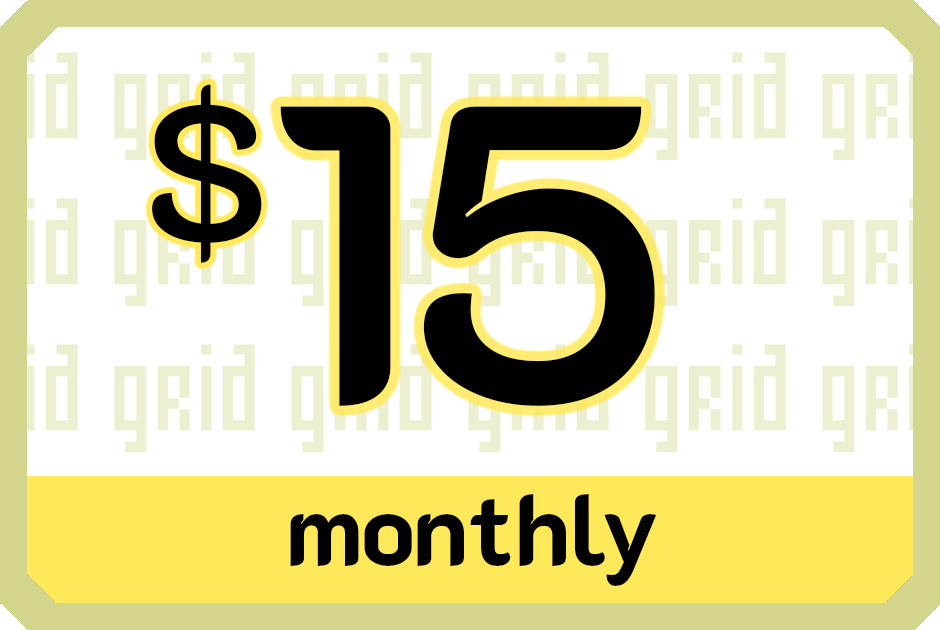 Support Grid at $15/month